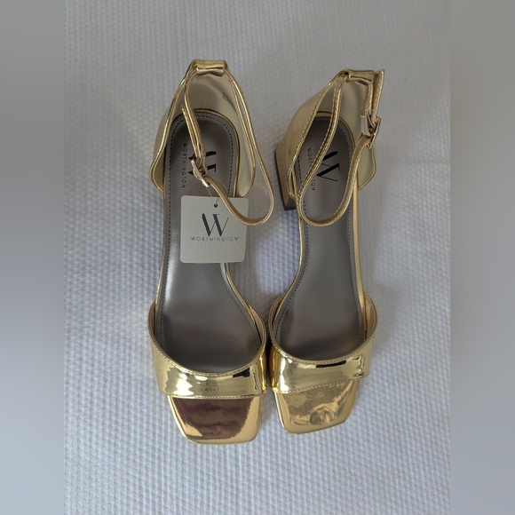 Worthington Wor Victoria Gold Women’s Shoes Size 8. - Picture 6 of 9